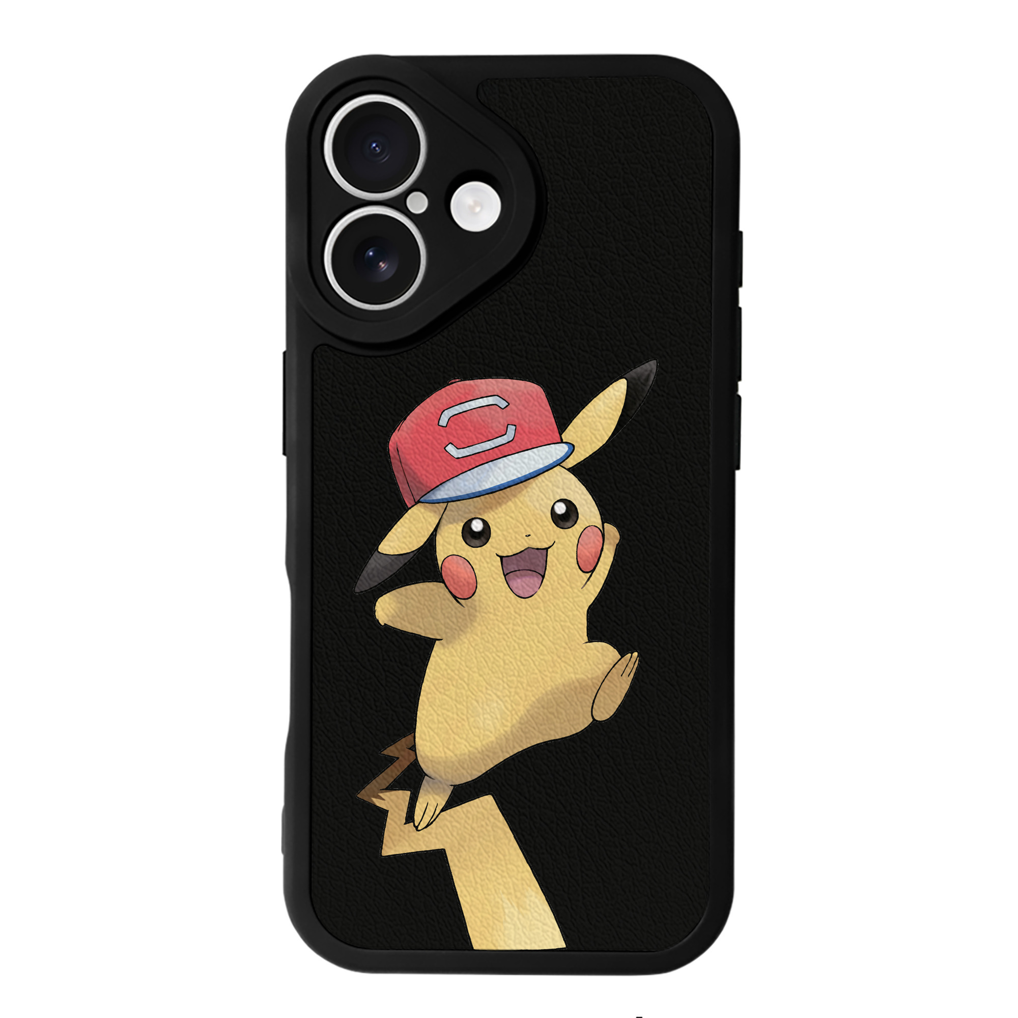 （画像用） ポケットモンスター Pokémon 【iPhone 16シリーズ対応】シリコンスマホケース（レザー調） 材質：シリコン
